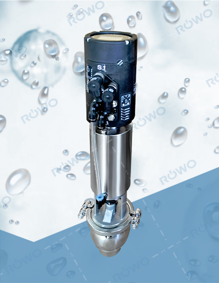 衛生級角式調節閥