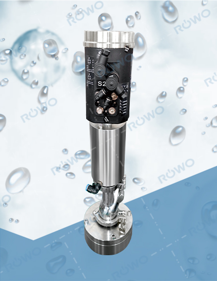 衛生級罐底氣動調（diào）節閥