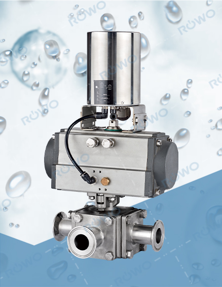 氣動（dòng）三（sān）通調節球閥