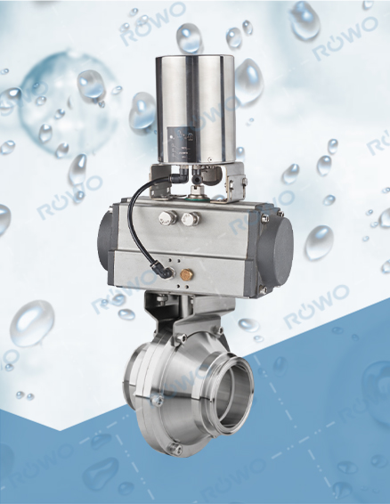 氣動（dòng）卡式衛生級蝶閥