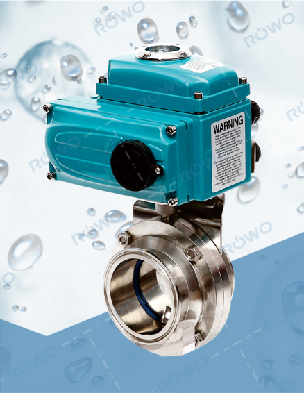 電（diàn）動卡式衛（wèi）生級蝶閥