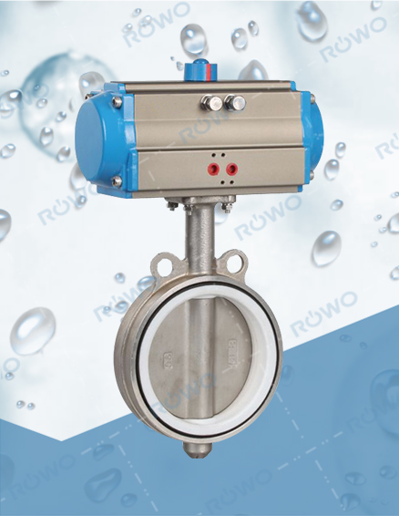 氣動襯氟蝶閥（對夾）