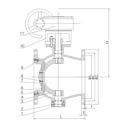 <strong><strong><strong>PQ340TC陶瓷偏（piān）心（xīn）半球閥</strong></strong></strong>